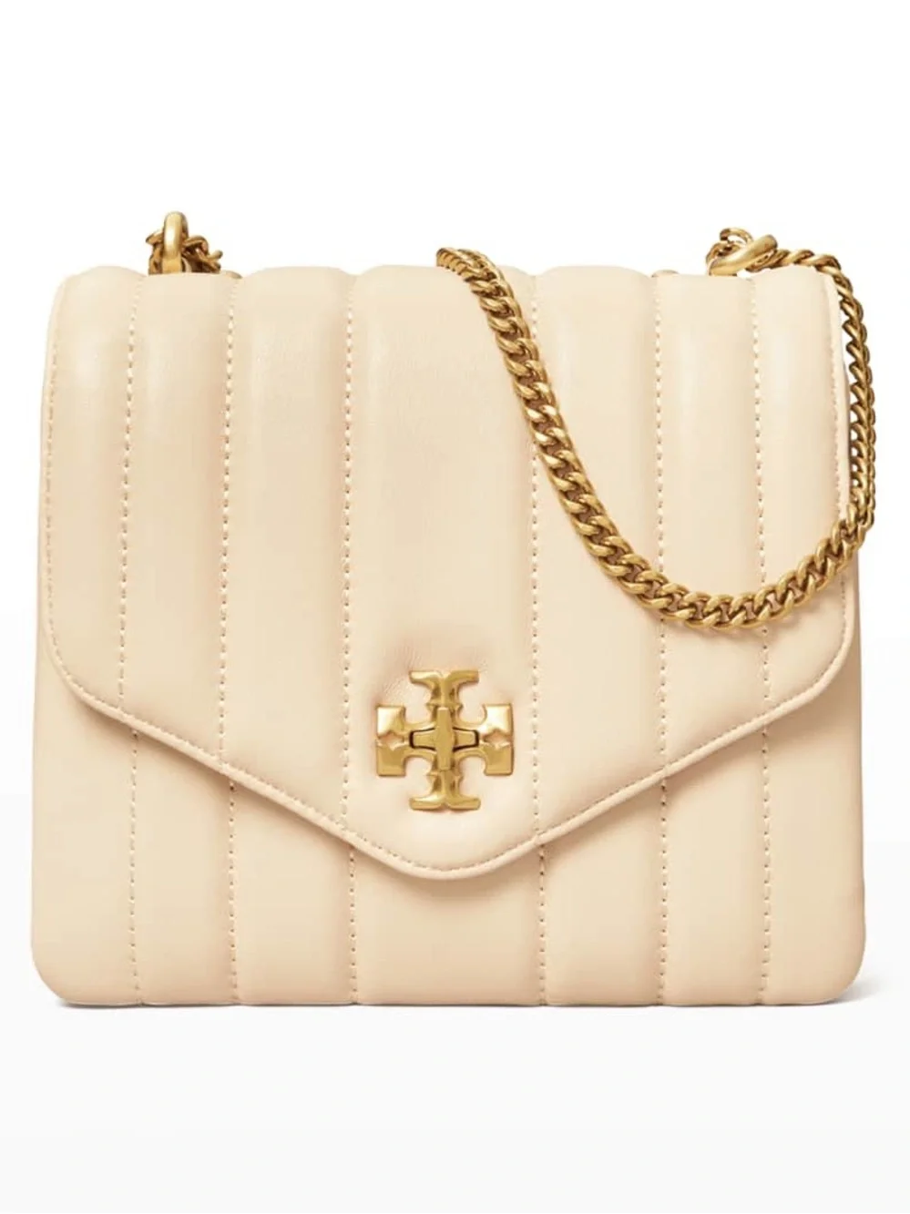 NWOT Kira Quilted Lambskin Square Crossbody Bag